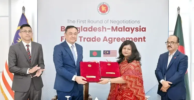 বাংলাদেশ-মালয়েশিয়া মুক্ত বাণিজ্য চুক্তির আলোচনা শুরু, লক্ষ্য ২০২৭