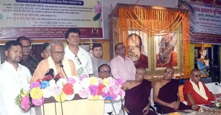 বুদ্ধের বাণী ধারণে শান্তি ও ভ্রাতৃত্বের সমাজ গড়ার কথা বললেন রিজভী