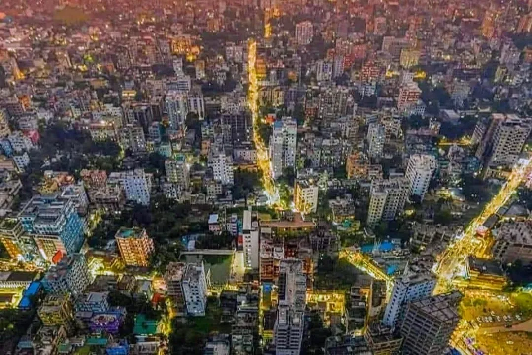 রাতের কুমিল্লা শহর