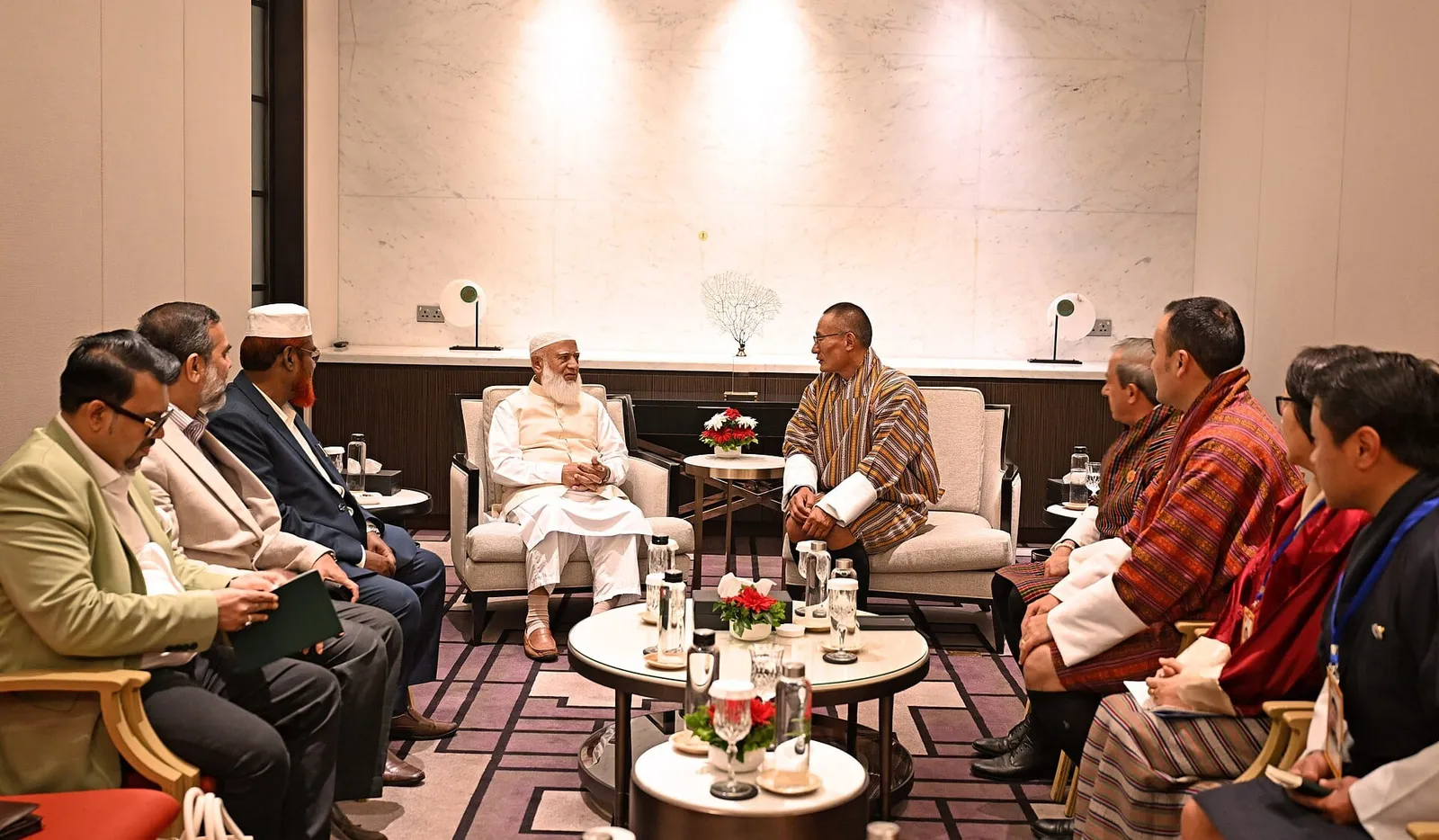 বৈঠকে জামায়াত আমির শফিকুর রহমান