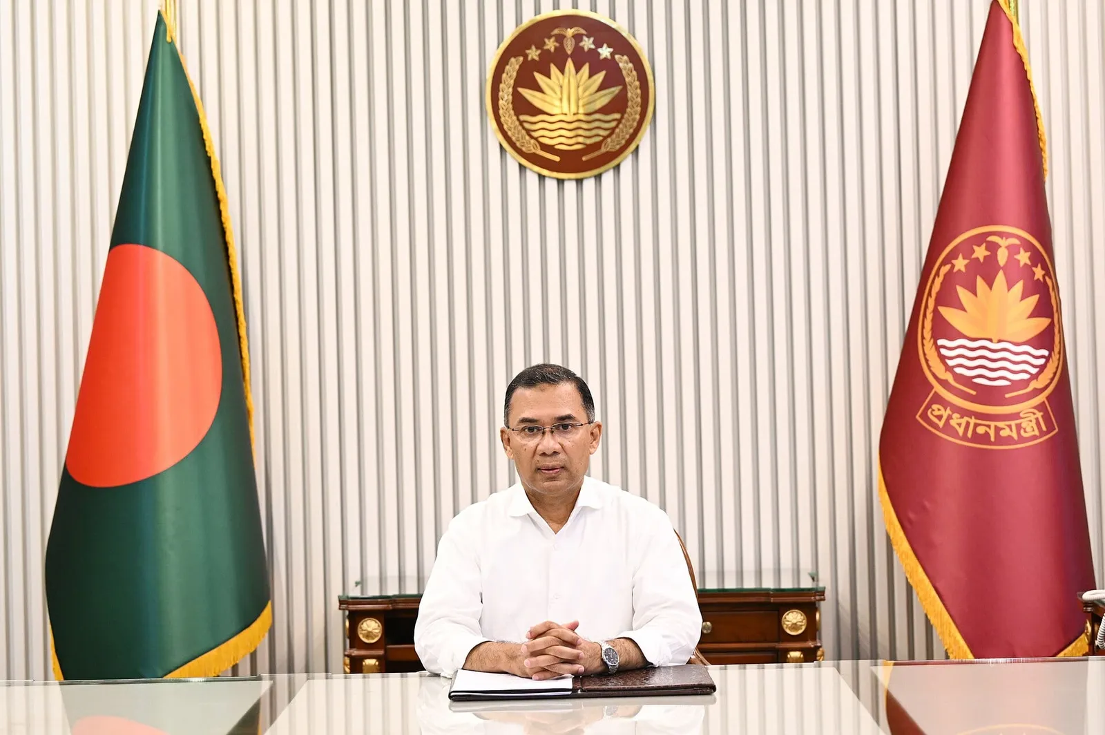 ভাষণ দিচ্ছেন প্রধানমন্ত্রী তারেক রহমান