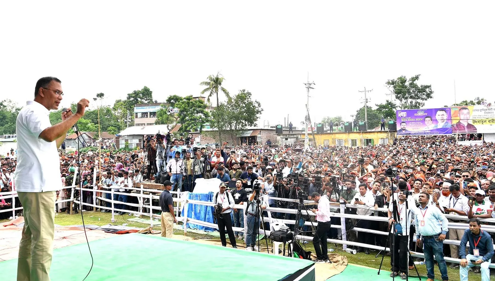 বিএনপির সমাবেশে তারেক রহমান